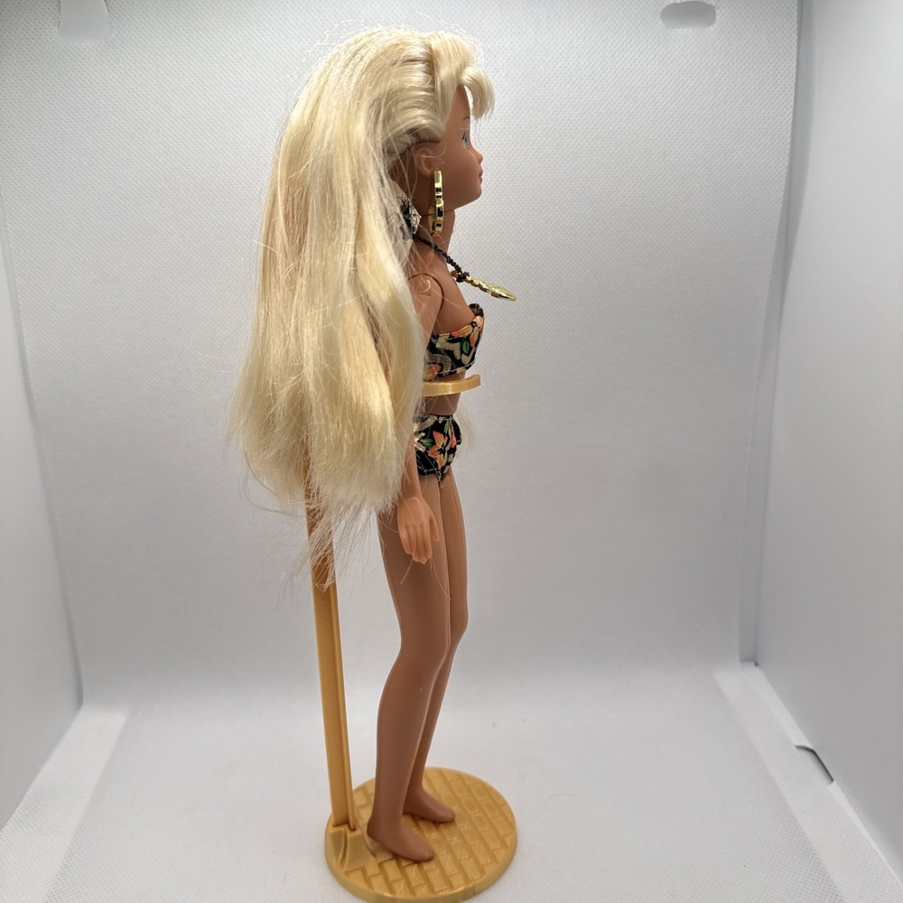 Barbie Tropical Splash Skipper 1994 Original Outfit Earrings and Necklace - Picture 7 of 12